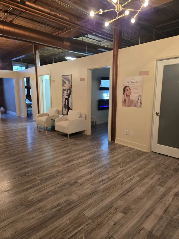 Welcome lounge seating area at our Brampton location